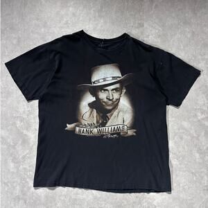 2008 Vintage Hank Williams Sr. Black T Shirt Size XL
